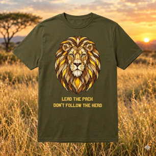 Leid de Roedel Leeuwen T-shirt voor Mannen