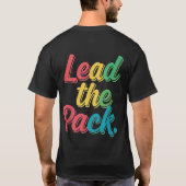 Leid de roedel t-shirt (Achterkant)