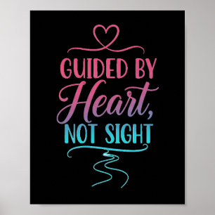 Leid door Hart, Niet Zicht Poster