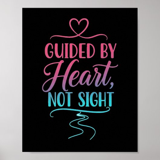 Leid door Hart, Niet Zicht Poster (Voorkant)