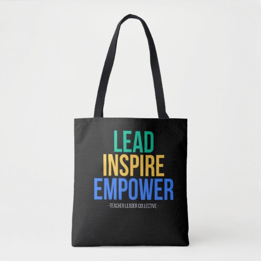 Leid • Inspireer • Empower TOTE BAG  (Voorkant)