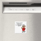 Leid me niet in verleiding Humor Magneet (Insitu (Vaatwasser))