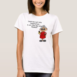 Leid me niet in verleiding Humor T-shirt