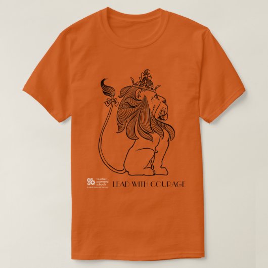 Leid met moed t-shirt (Design voorkant)