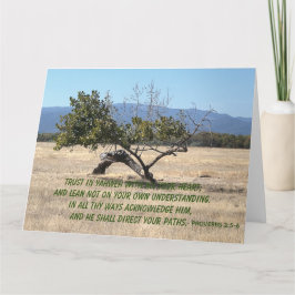 Leid niet op uw eigen inzicht kaart