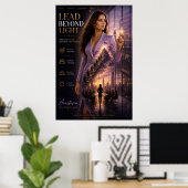 Leid Voorbij Licht – Poster voor Leidinggevend Kad (Thuiskantoor)