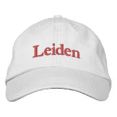 Leiden Embroidered Baseball Cap (Voorkant)