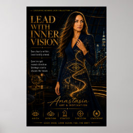 Leiden met innerlijke visie – Leiderschapspost voo Poster