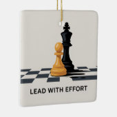 Leiden Met Inspanning Keramisch Ornament (Rechts)