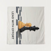 Leiden Met Inspanning Wandkleed (Voorkant (horizontaal))