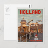 Leiden - Morspoorbrug Briefkaart (Voorkant / Achterkant)