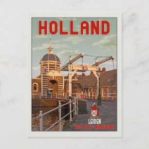 Leiden - Morspoorbrug Briefkaart