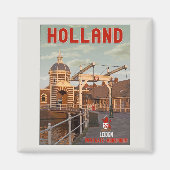 Leiden - Morspoorbrug Magneet (Voorkant)