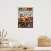 Leiden - Morspoorbrug Poster (Keuken)