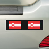 Leiden, Nederland Bumpersticker (Op auto)