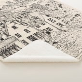 Leiden Zuid-Holland Nederland peninkttekening Sherpa Deken (3/4)