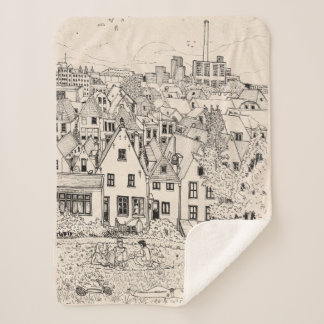 Leiden Zuid-Holland Nederland peninkttekening Sherpa Deken