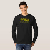 Leidend Beheerder Ruimte Achterkant T-shirt (Voorkant volledig)