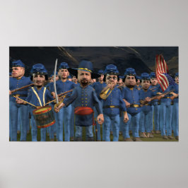 Leidend de lading - Klein Poster