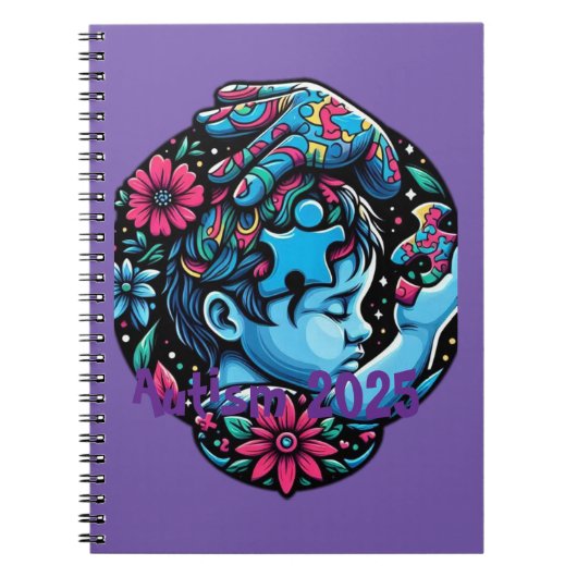 Leidend licht: de puzzel van autisme bewustzijn notitieboek (Voorkant)