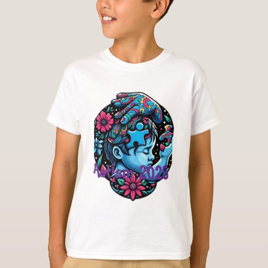 Leidend licht: de puzzel van autisme bewustzijn t-shirt (Voorkant)