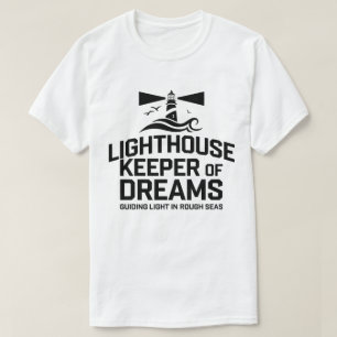 Leidend licht in Rough Zeeen Artwork T-shirt