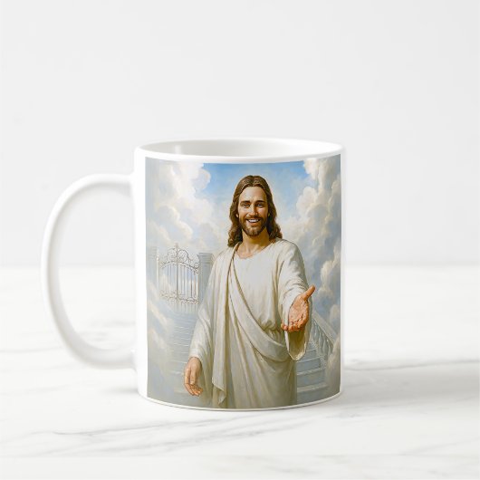 Leidend licht Jezus Koffiemok (Links)