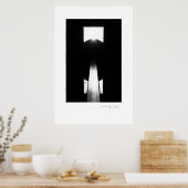 Leidend licht poster (Keuken)