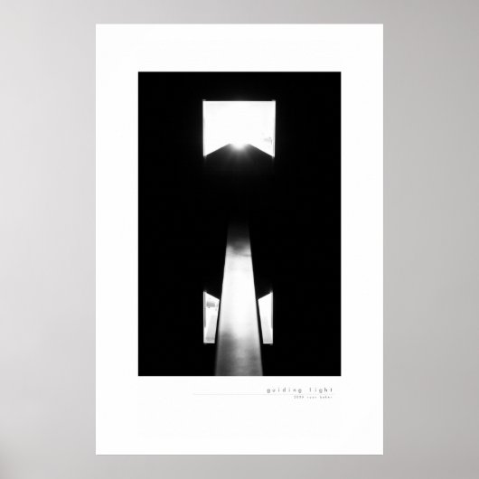 Leidend licht poster (Voorkant)