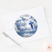 Leidend licht ronde sticker (Envelop)