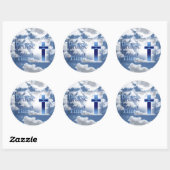 Leidend licht ronde sticker (Vel)