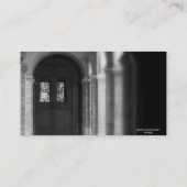 Leidend tot de poort/profielkaart visitekaartje (Achterkant)