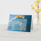 Leidende golven van het Leven - Steun & Bevorderin Kaart (Gele Bloem)