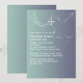 Leidende lichte uitnodiging (Voorkant / Achterkant)