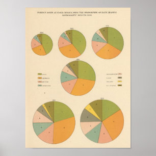 Leidende nationaliteit 1850-1900 poster