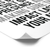 Leidende offertes poster (Hoek)