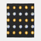 LEIDENE lichten, close-up abstracte achtergrond. Fleece Deken (Voorkant)