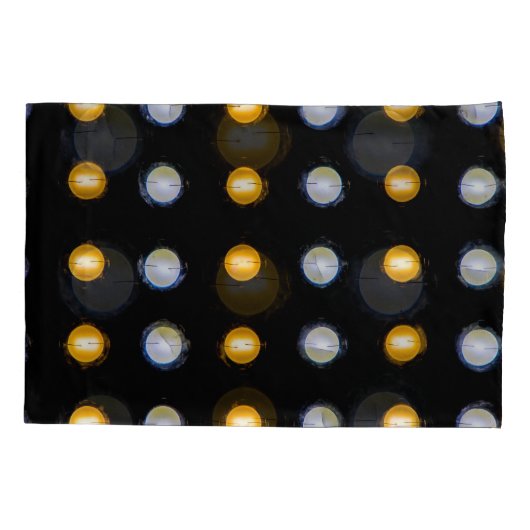 LEIDENE lichten, close-up abstracte achtergrond. Kussensloop (Achterkant)