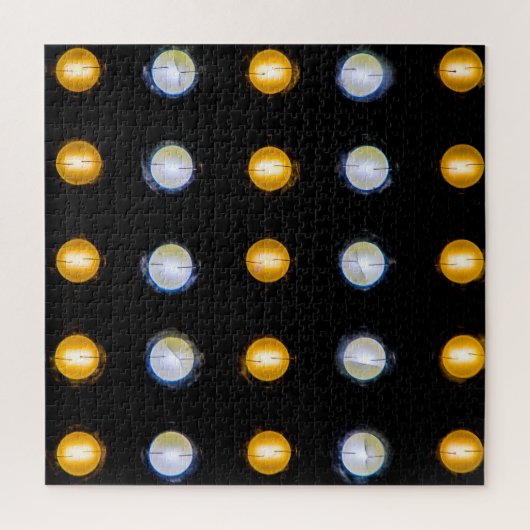 LEIDENE lichten, close-up abstracte achtergrond. Legpuzzel (Verticaal)