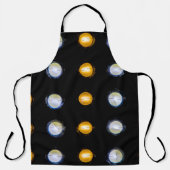 LEIDENE lichten, close-up abstracte achtergrond. Schort (Voorkant)