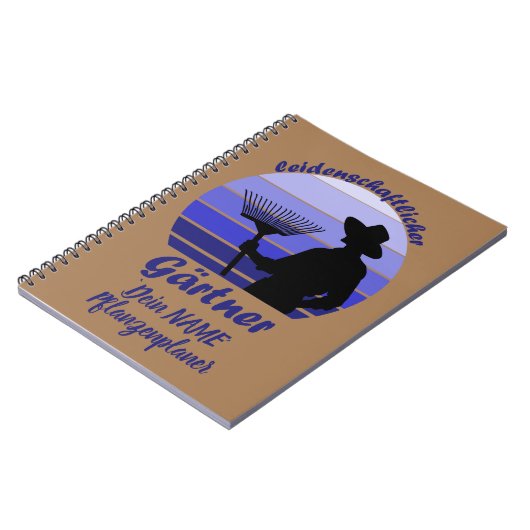 leidenschaftlicher Gärtner, plant dad Notitieboek (Linkerzijde)