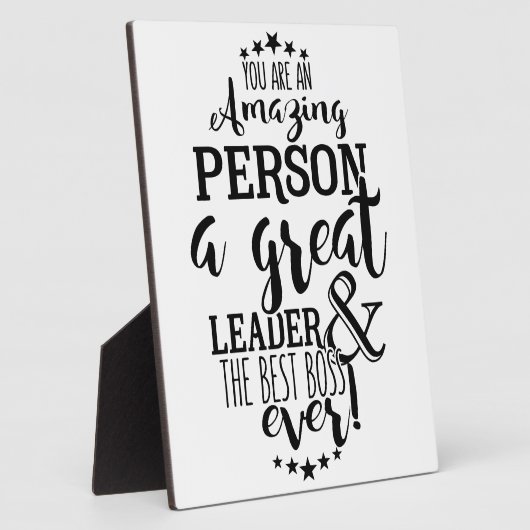 leider baas bedankt fotoplaat (Zijkant)