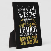 leider baas bedankt fotoplaat (Zijkant)