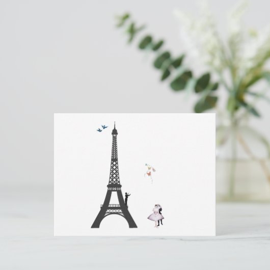 Leider- en elastictower briefkaart (Staand voorkant)