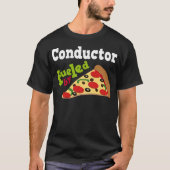 Leider (Funny) Pizza T-shirt (Voorkant)
