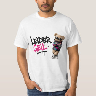 Leider geil teddy t-shirt