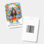 Leider/gids van het jeugdactiviteitenkamp badge (Voor- en achterkant)