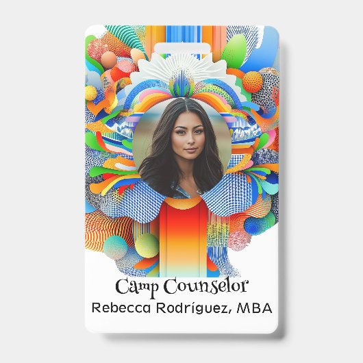 Leider/gids van het jeugdactiviteitenkamp badge (Voorkant)