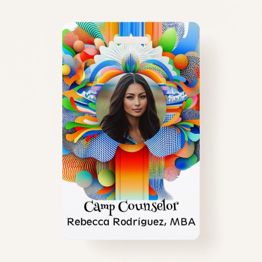 Leider/gids van het jeugdactiviteitenkamp badge (Voorkant)