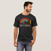 Leider Leider Lopard Rainbow Prek Leraar T-shirt (Voorkant volledig)